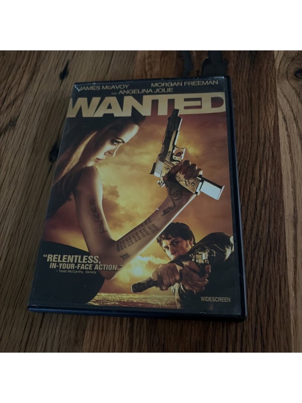 Wanted (DVD, 2008) Tested Working Angelina Jolie
